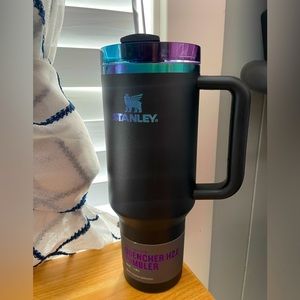 💜💙BOTH Stanley 40oz Black Chroma AND Dyed Lid! 💙💜